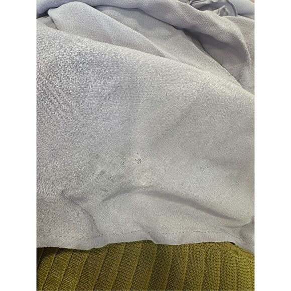 Reformation Scoop Neck Ruffled Tripoli Maxi Dress Aura Size 2 $348 - Picture 11 of 13